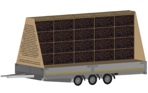 Mobiles Gradierwerk für Städte Seitenansicht1