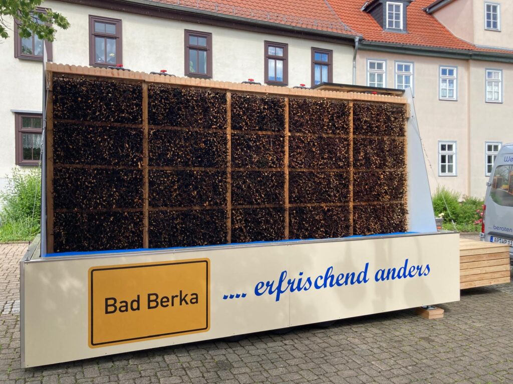 Das erste mobile Gradierwerk in Bad Berka
